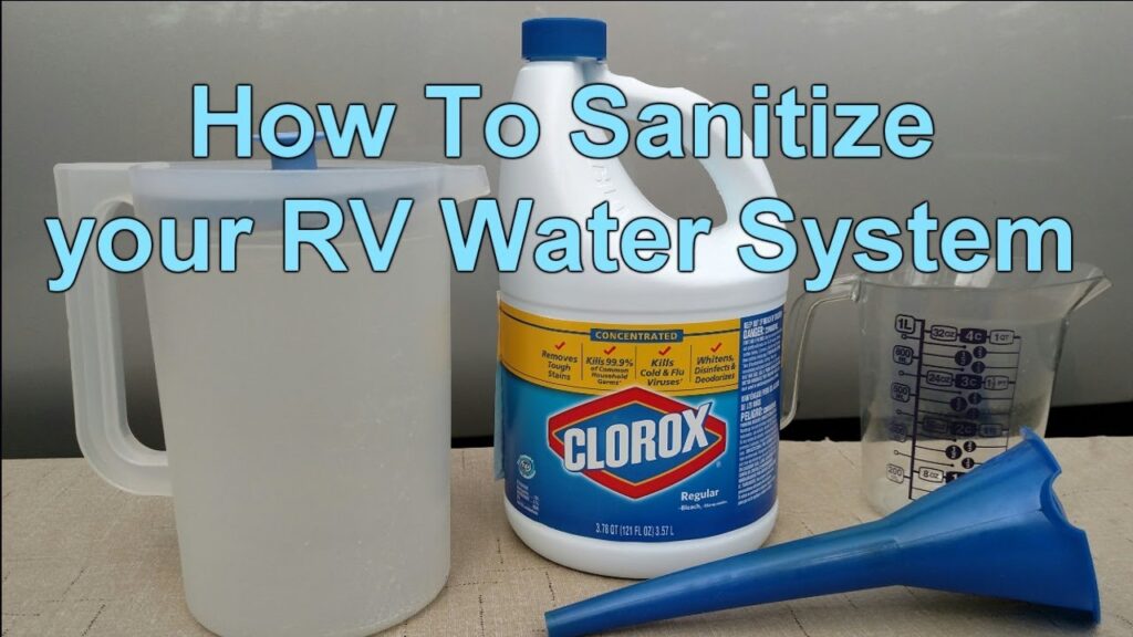 How Much Bleach to Sanitize Camper Water Tank