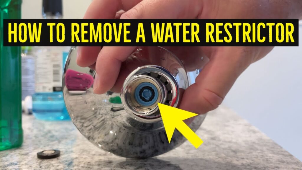 How to Remove Flow Restrictor from Shower Head