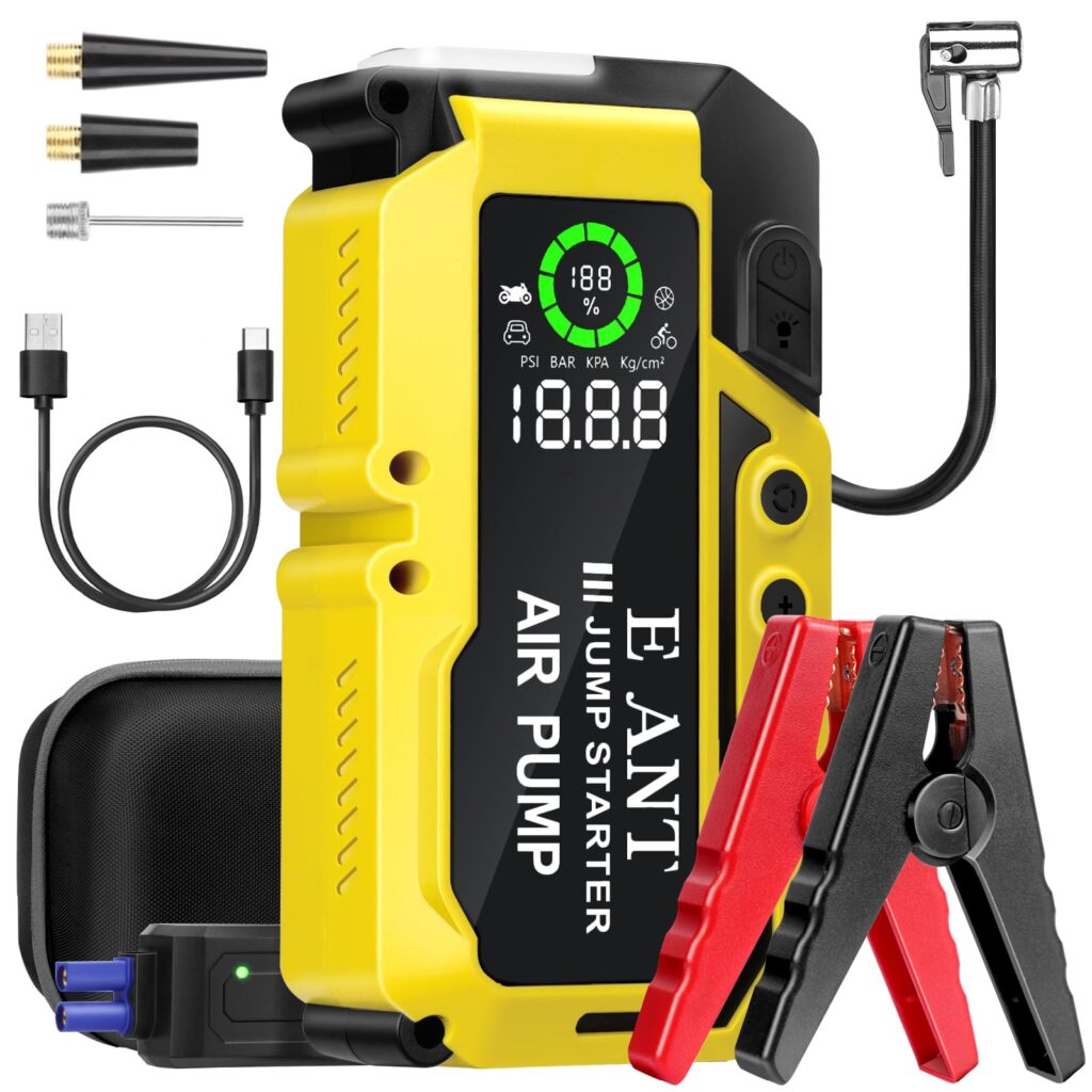 Jump Starter With Air Pump