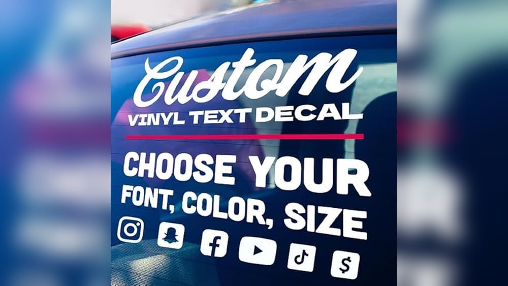 Best Vinyl for Car Window Decals